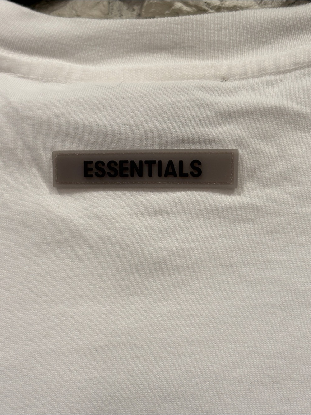 Fear of God ‘Essentials’ Men’s Heavy white cotton Tee, Size Small, Like New!